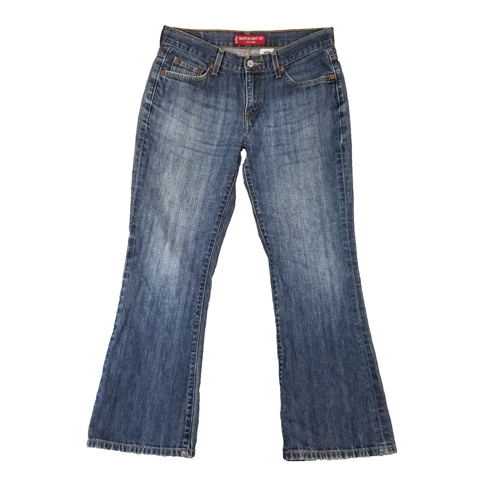 Levi's 515 Jeans women's 10 petite nouveau bootcut blue denim pants retro